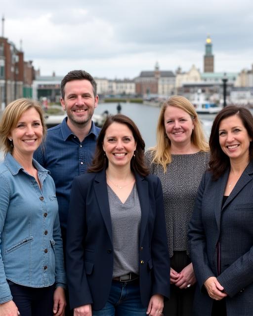 IsleConnect team at Claddagh Quay Dublin